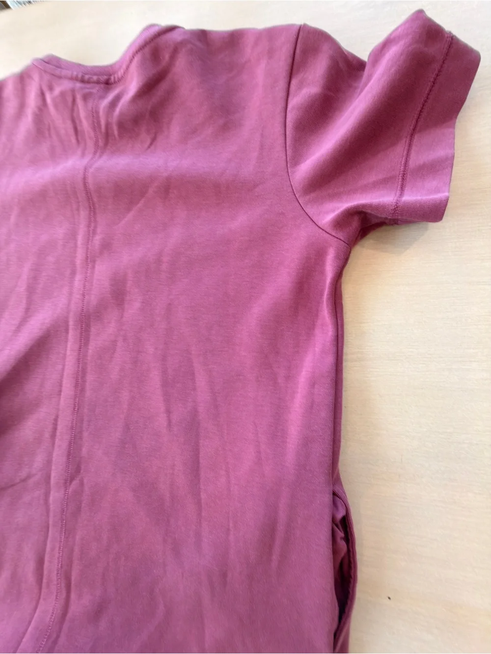 Nike Women’s Short-Sleeve Crew in Dusty Mauve - Medium